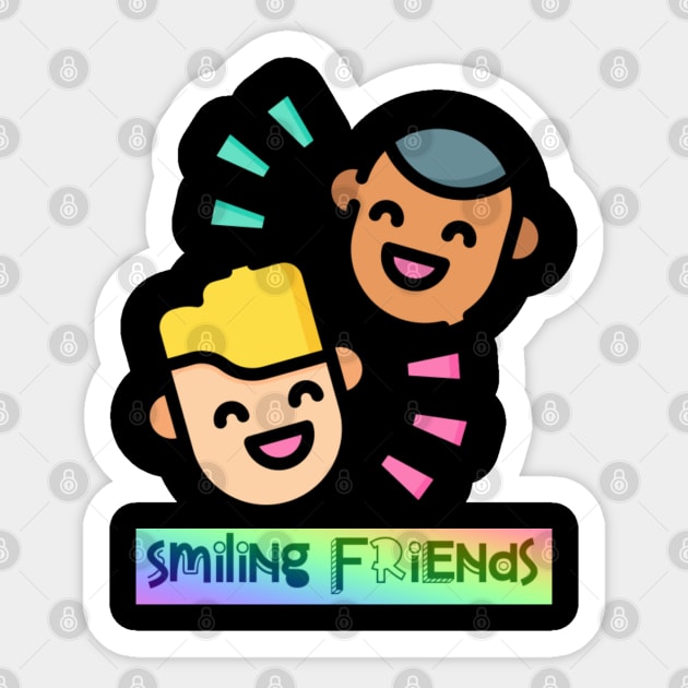 Smiling Friends Sticker by Flossy